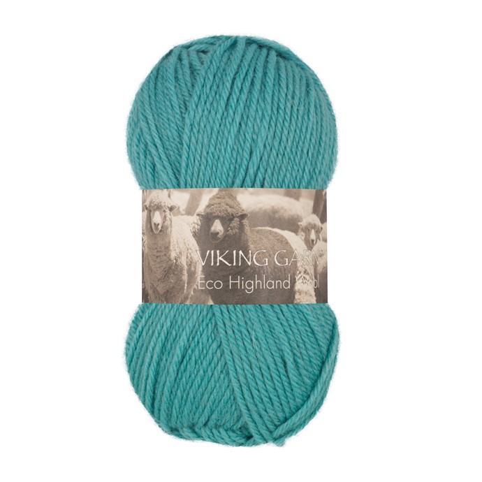 229 Turkos Highland Eco Wool