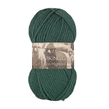 233 Grön Highland Eco Wool