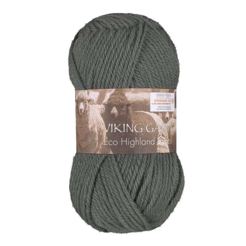 234 Mörk Skogsgrön, Highland Eco Wool