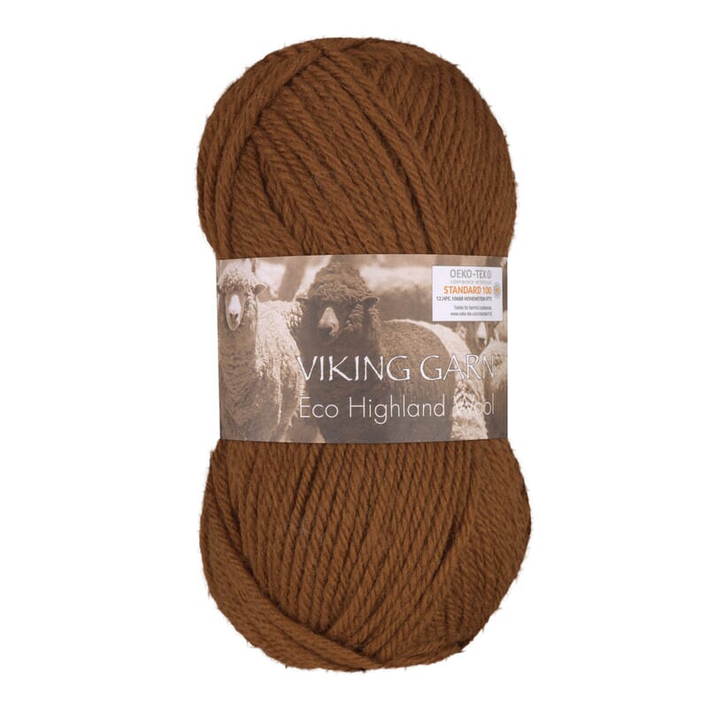 254 Mörk Senapsgul, Highland Eco Wool