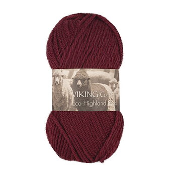 258 Bordeaux Highland Eco Wool