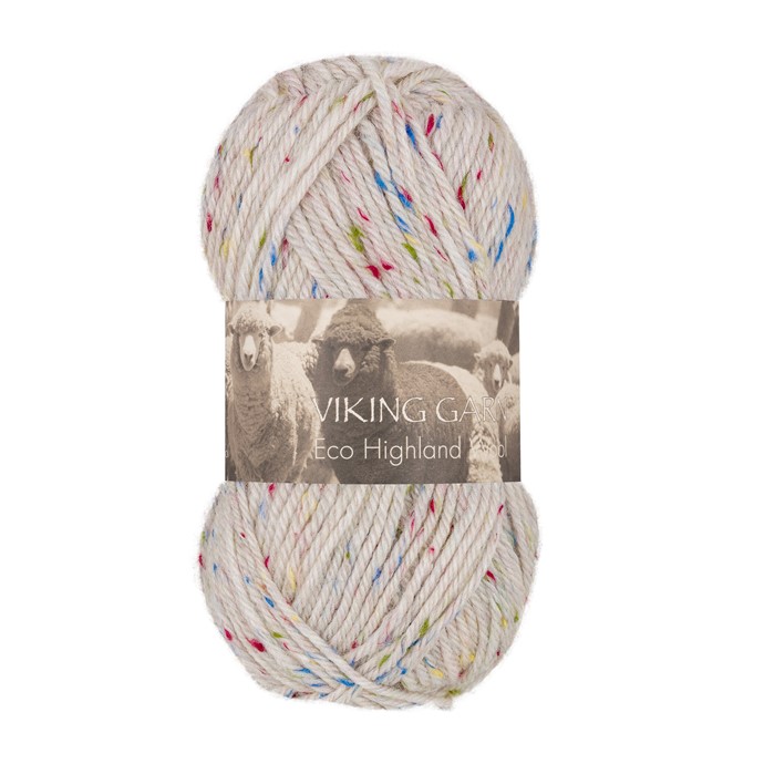 270 Vit Tweed, Highland Eco Wool