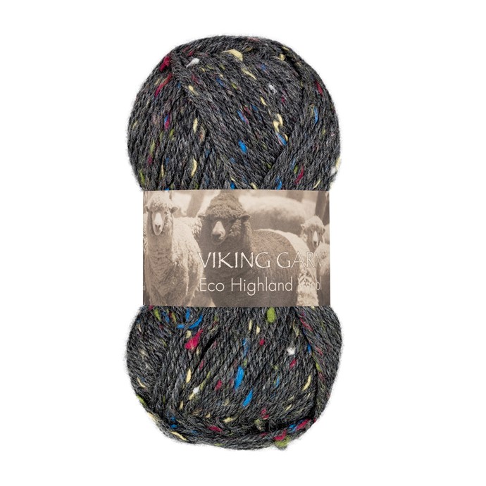 273 Svart Tweed, Highland Eco Wool