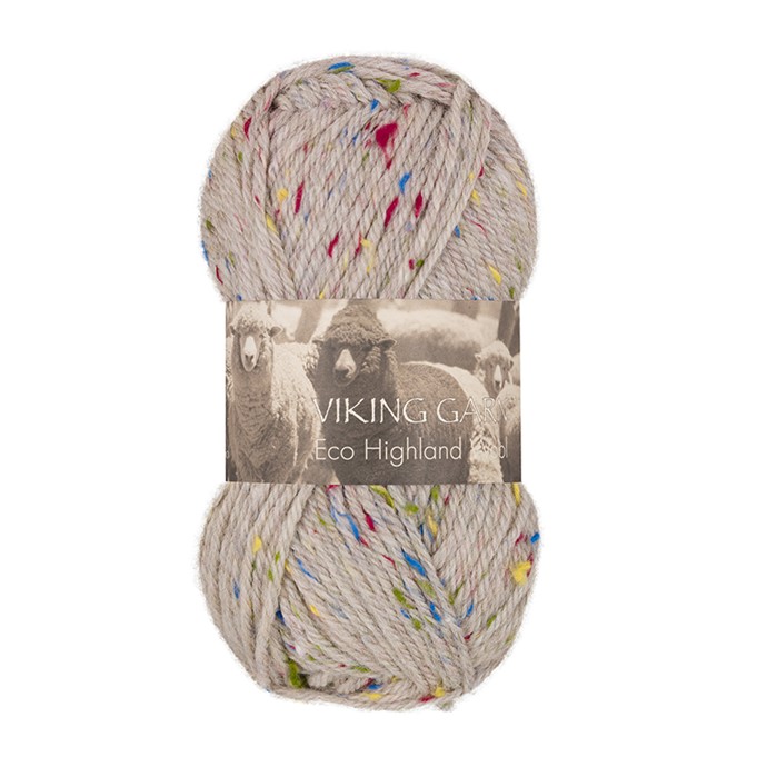 275 Grå Tweed, Highland Eco Wool