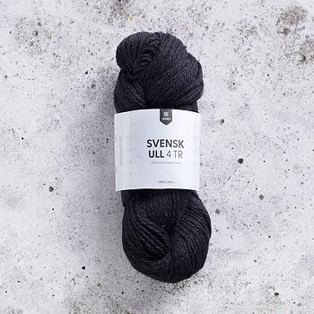 59103 Svart, Svensk Ull 4-tr