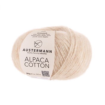 01 Creme, Alpaca Cotton