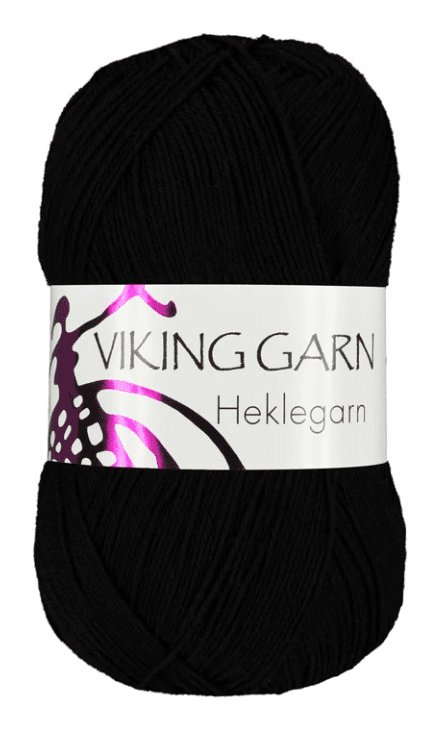 803 Svart, Heklegarn