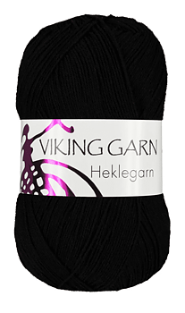 803 Svart, Heklegarn