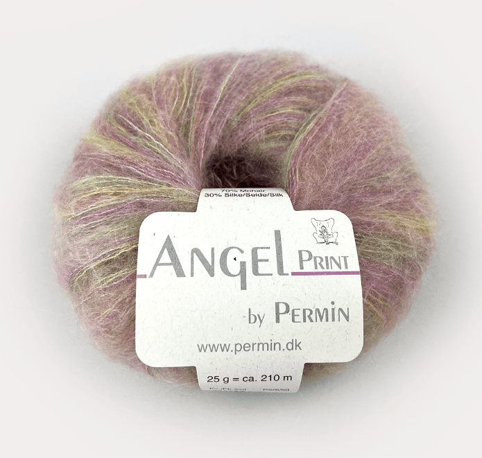 884756 Plommon/Lime, Angel Print - *UTGÅR* - 3