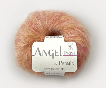 884760 Rosa/Orange, Angel Print -Utgår-