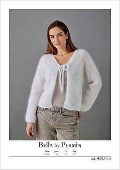 8932112 Mönster Bella Kofta med I-cordkanter