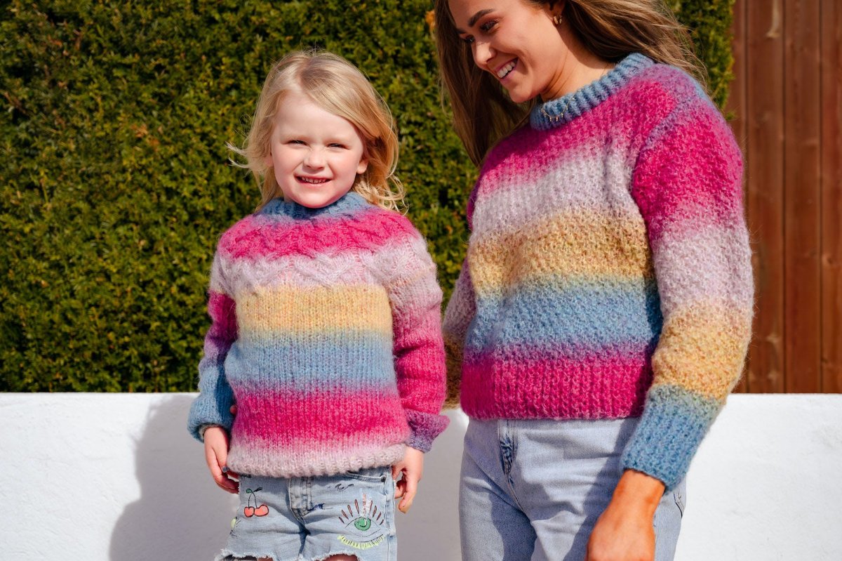 9105 Blå/Gul/Rosa, Twisty Air - 2