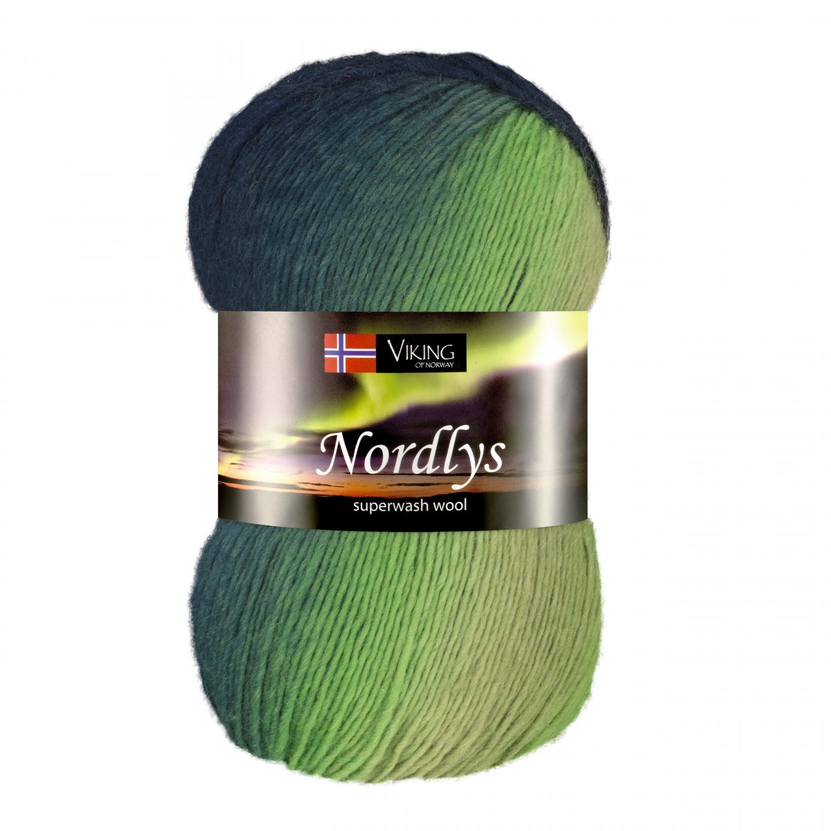 930 Grön/svart Nordlys