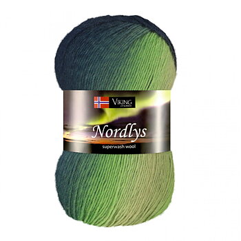 930 Grön/svart Nordlys