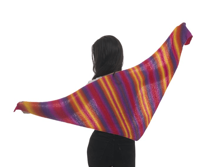 941 Lila/Gul/Röd/Orange Nordlys - 2