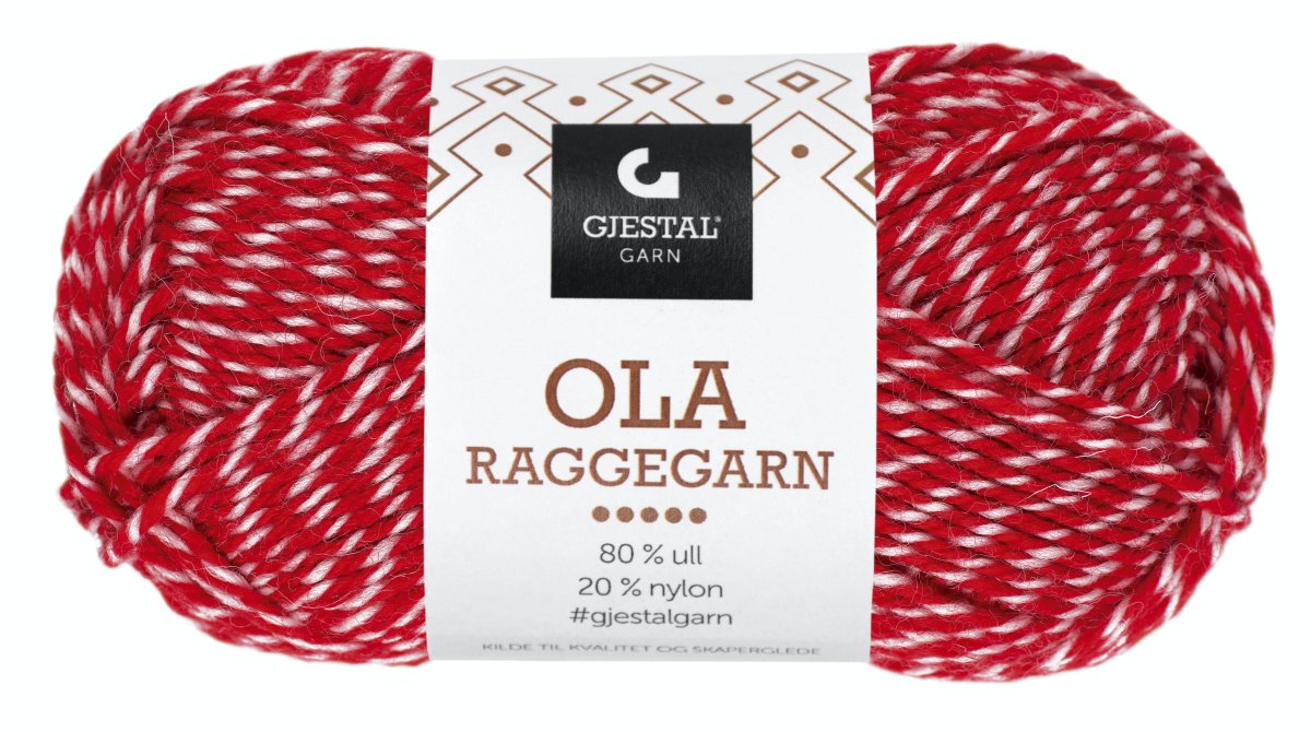 709 Röd/Natur, Ola Raggegarn