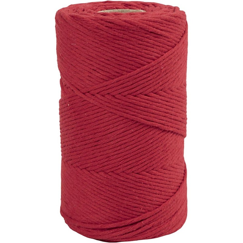 977558 Röd, Macrame 2mm
