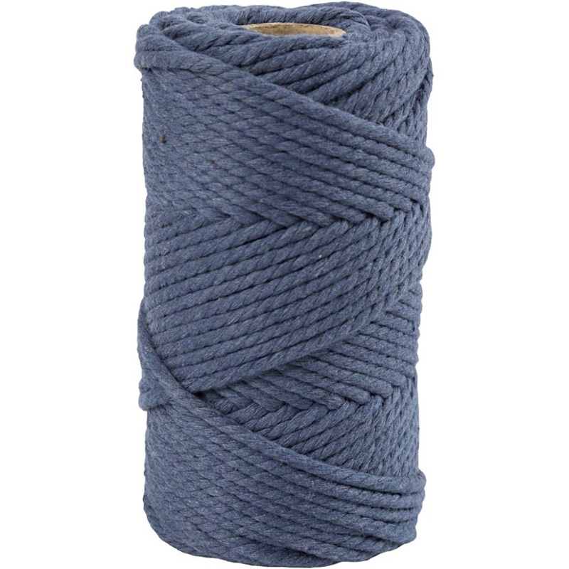 977564 Blå, Macrame 4mm