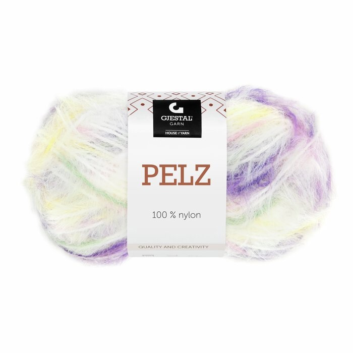 819 Purpur/Mint/Gul, Pelz