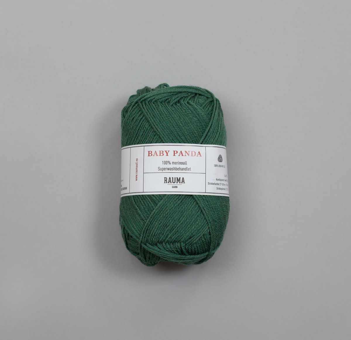 32 Mörkgrön, Babygarn