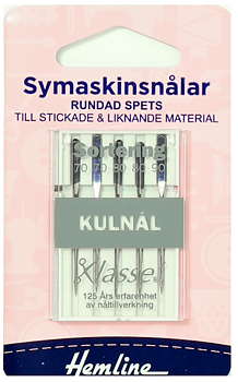 Symaskinsnålar Kulnål