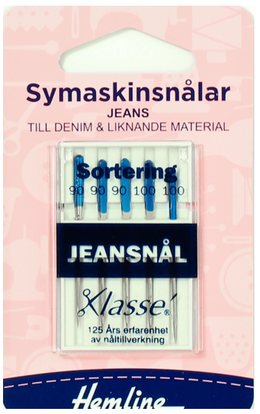 Symaskinsnålar Jeans