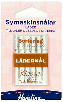Symaskinsnålar Läder
