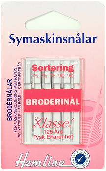 Symaskinsnålar Broderi