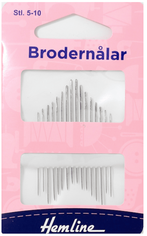 Brodernålar