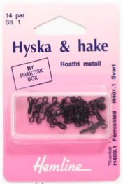 Strl 1 Svart, Hyska & Hake