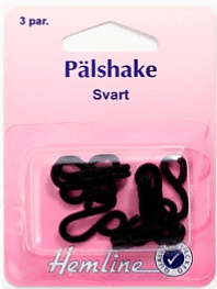 Pälshake Svart, Hyska & Hake