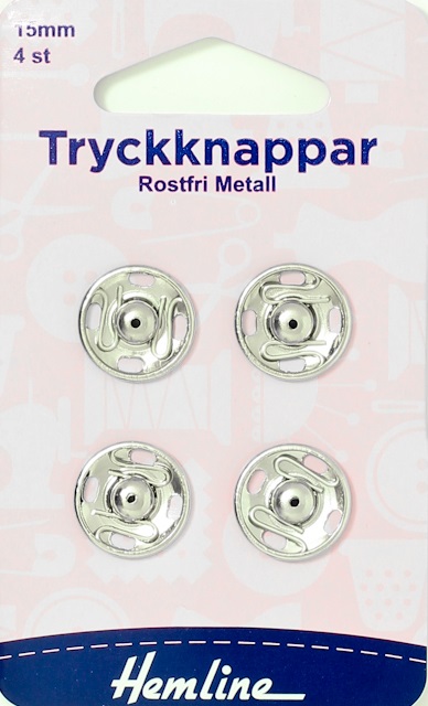 Tryckknappar 15mm