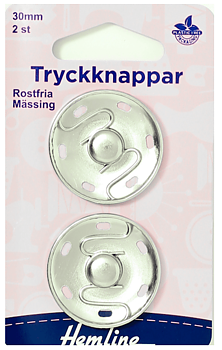Tryckknapp 30mm Blank, Knappar