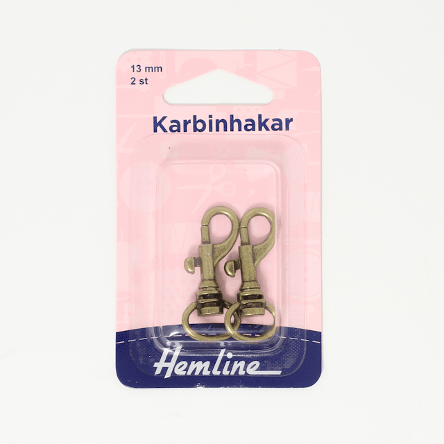 Karbinhakar 13mm Antik, Hyska & Hake