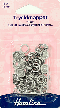 Tryckknappar Ring 11mm