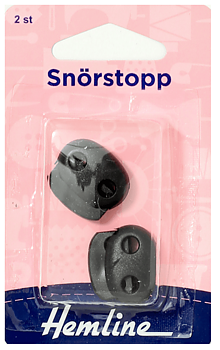 Snörstopp Svart