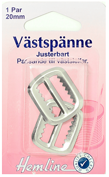 Västspänne Förnicklat