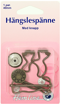Hängslespänne Brons