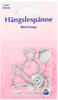 Hängslespänne Silver