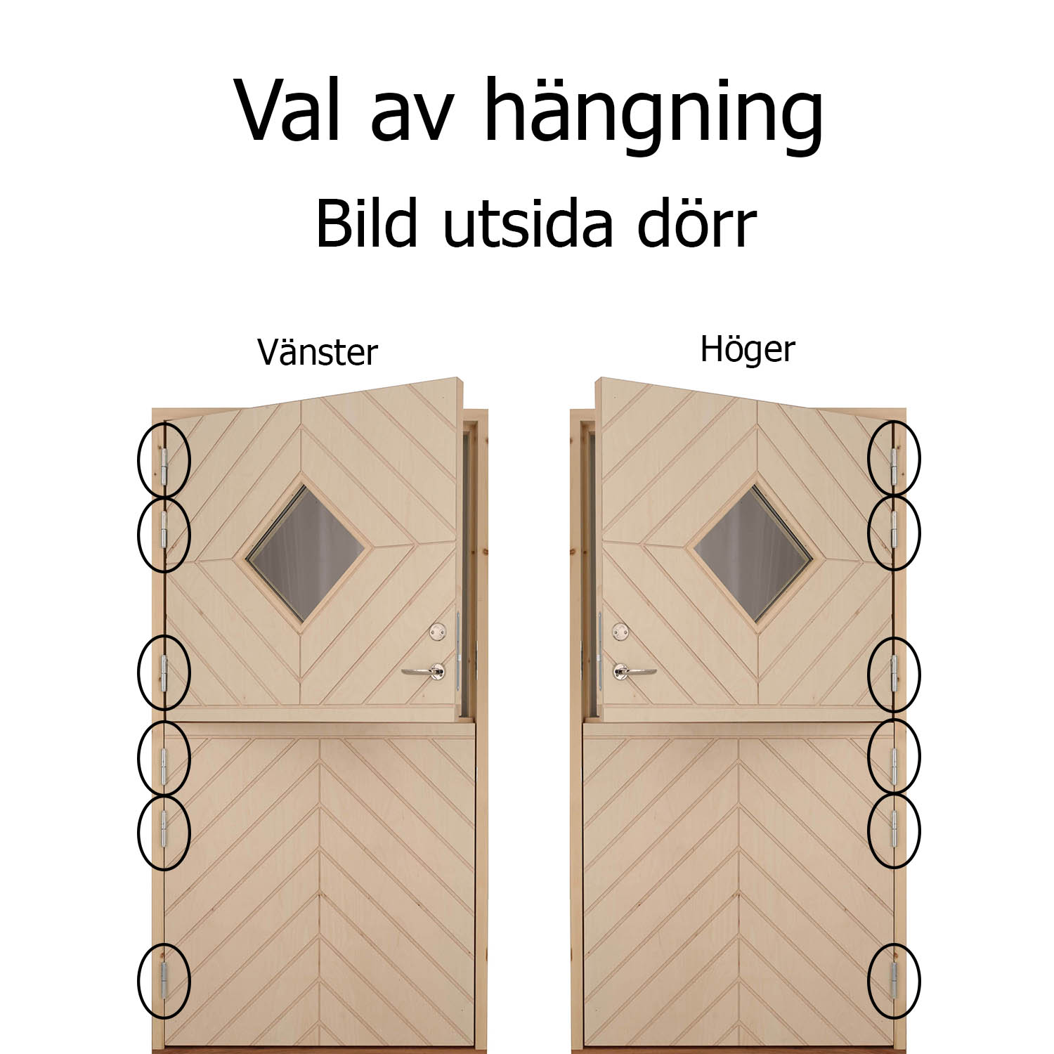 Ytterdør Kinnared halv - 3