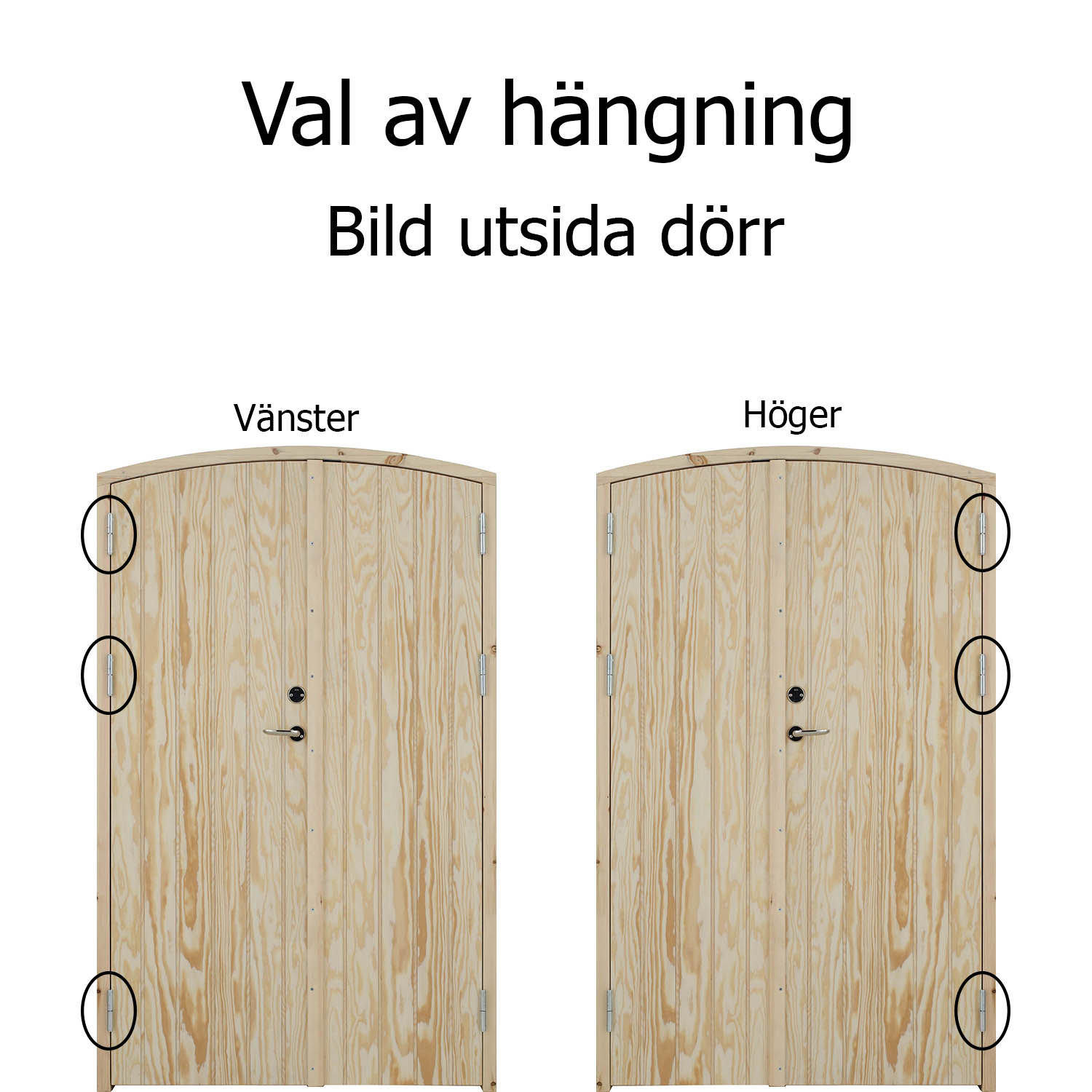 Parytterdörr Hjärtered - 2