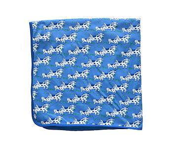 Winter Blanket: Blue Cow
