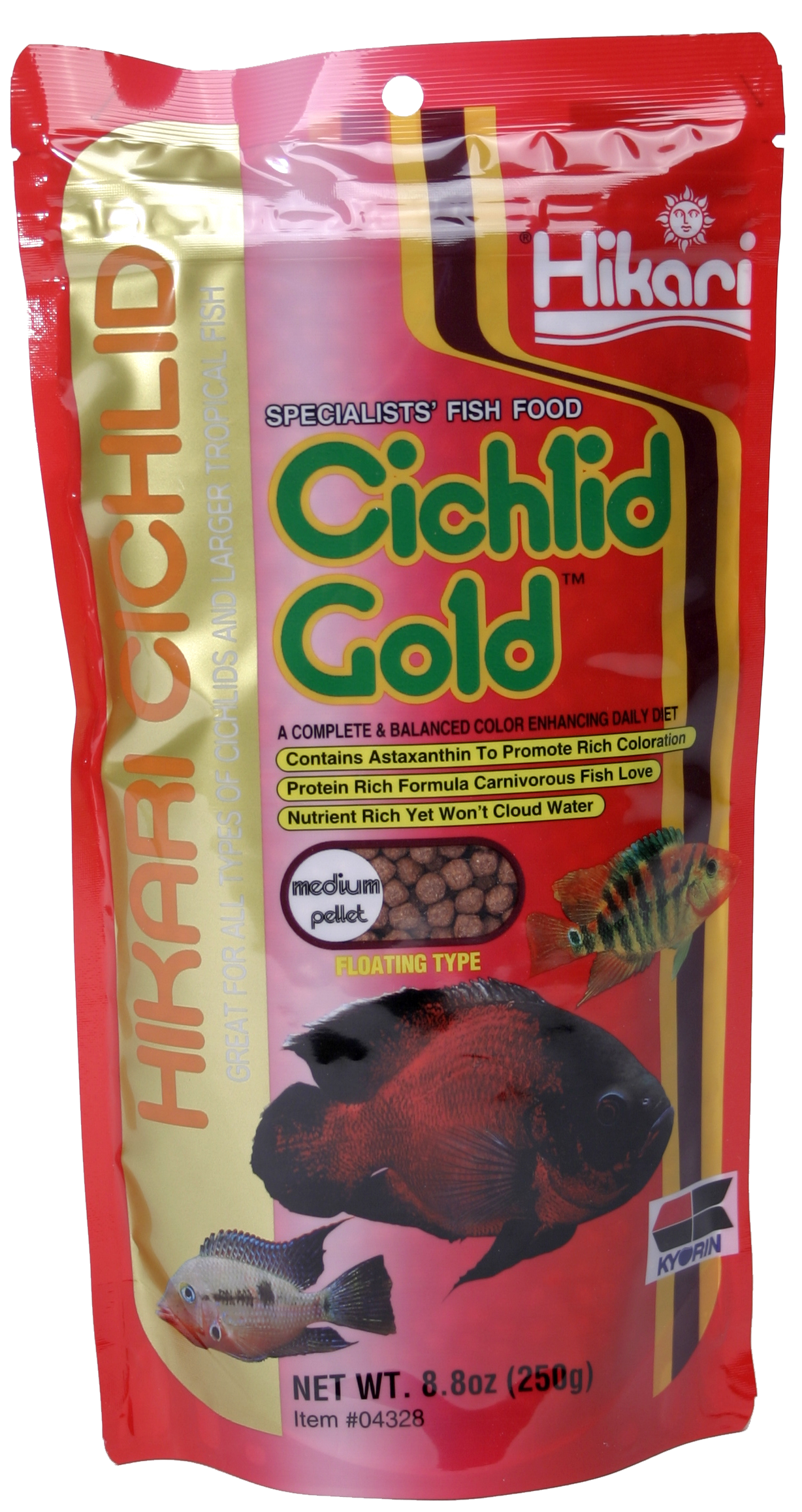 Hikari - Ciklid Gold Color Medium 250g