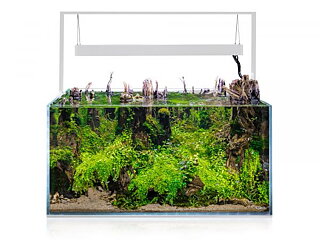 Aquael - Ultrascape Snow 243liter med möbel & belysning - Vit