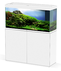 Ciano - Emotions Nature Pro 120 Vit - Komplett akvarium med möbel