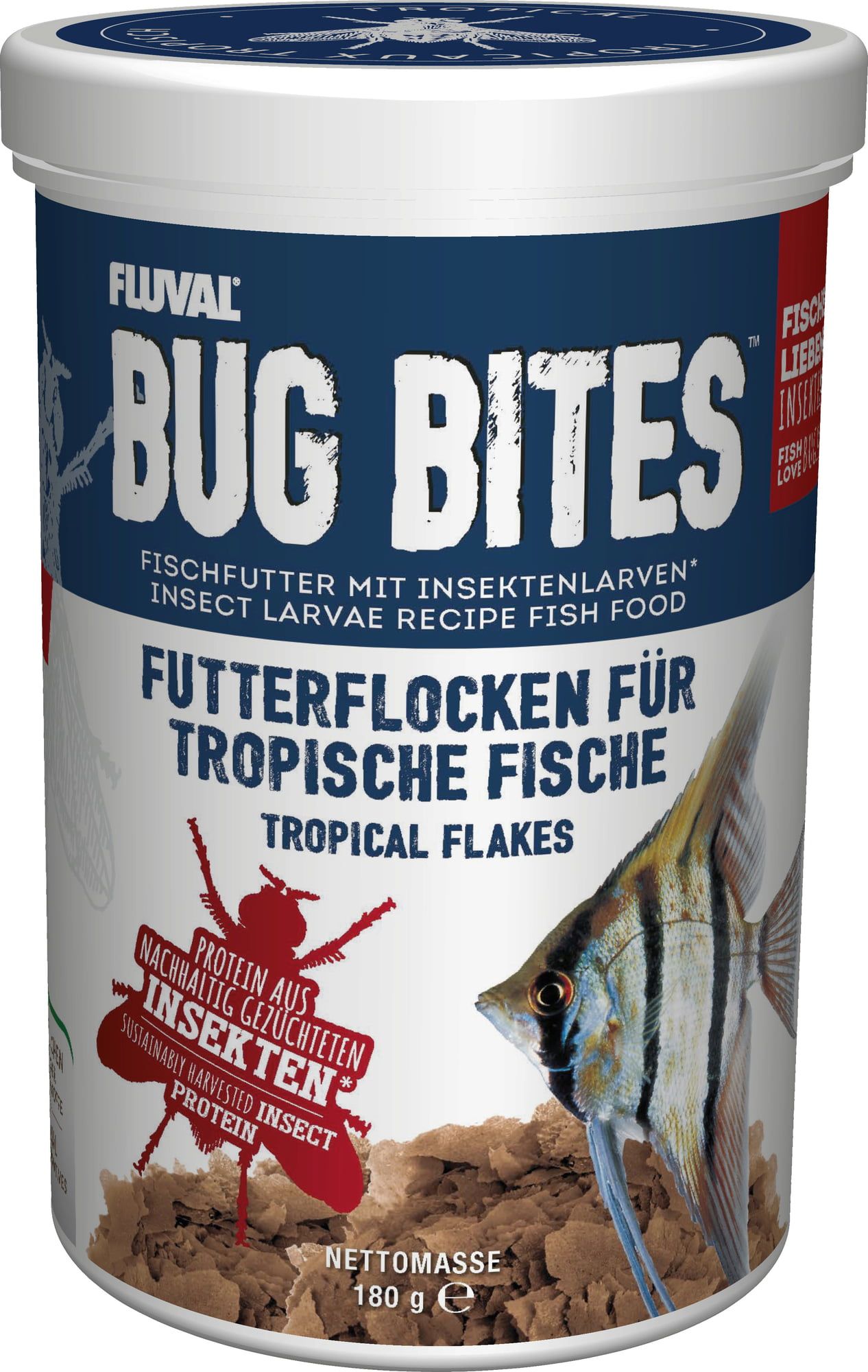 Fluval - Bug Bites - Tropical Flakes 1000ml/180g