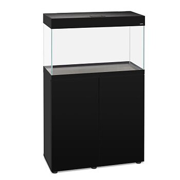 Aquael - Optiset 125 Akvarium med möbel & belysning - Svart