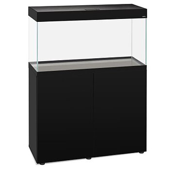 Aquael - Optiset 200 Akvarium med möbel & belysning - Svart