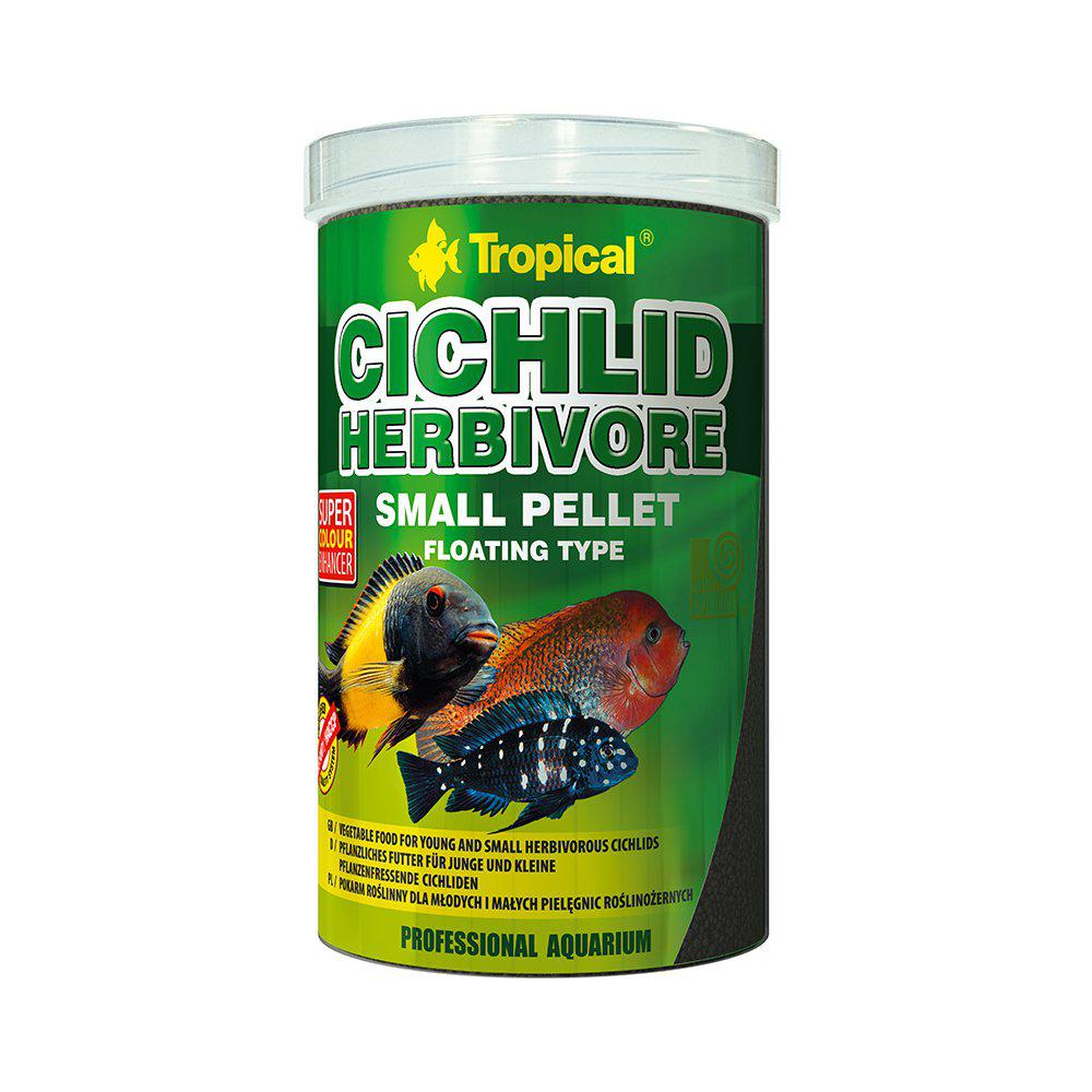 Tropical - Cichlid Herbivore Small Pellet 1000ml/360g