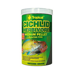 Tropical - Cichlid Herbivore Medium Pellet 1000ml/360g